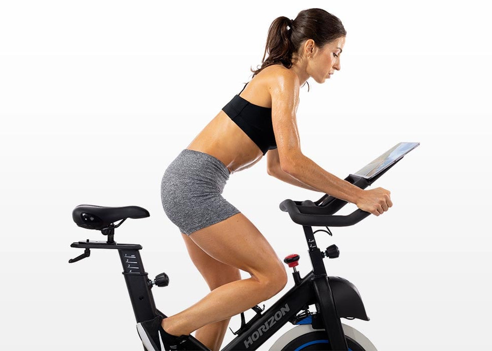 a stationary bicycle Horizon Fitness 5.0 IC Indoor Cycle Bike Black