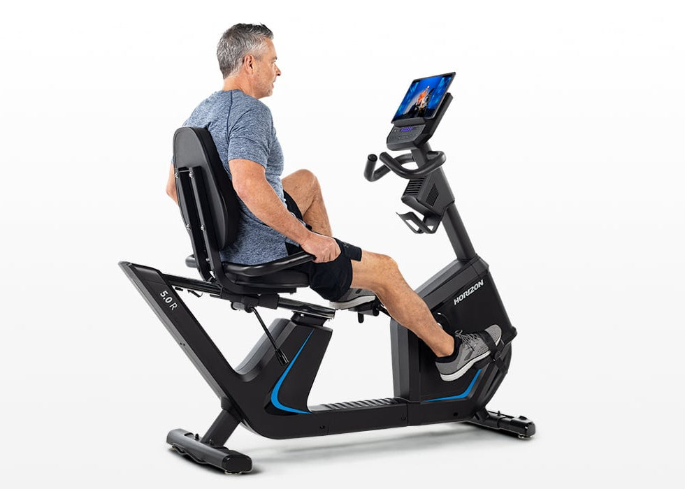 Horizon Fitness 5.0R Recumbent Bike Black