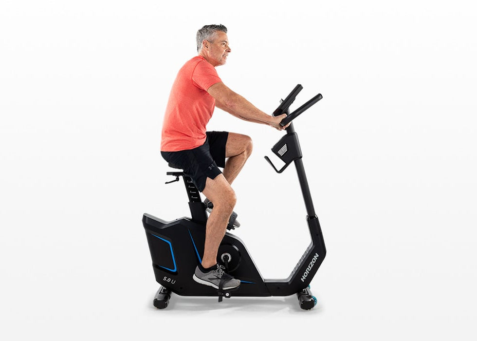 Horizon Fitness 5.0U Upright Exercise Bike- Floor Model